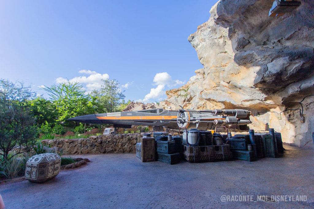 Vaisseau X wing Rise of the Resistance Galaxy Edge Walt Disney World