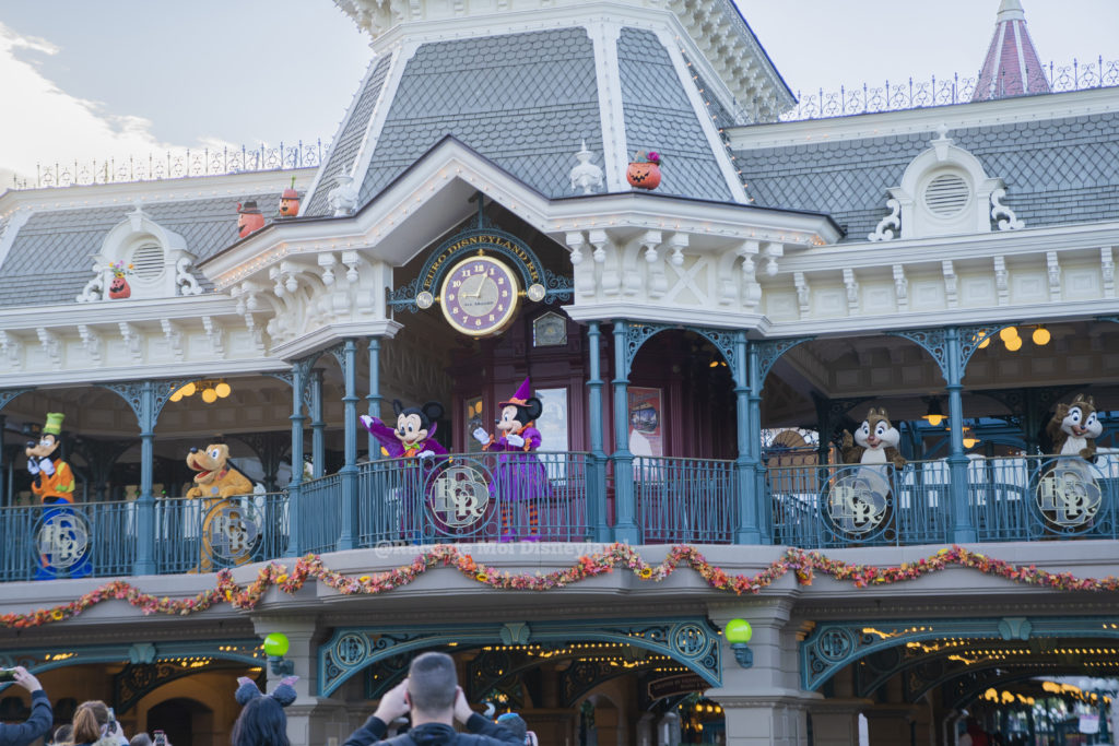 Disneyland Paris Halloween personnage Selfie Spot Mickey Minnie