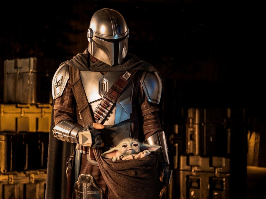Le mandalorian et grogu à Disneyland Paris