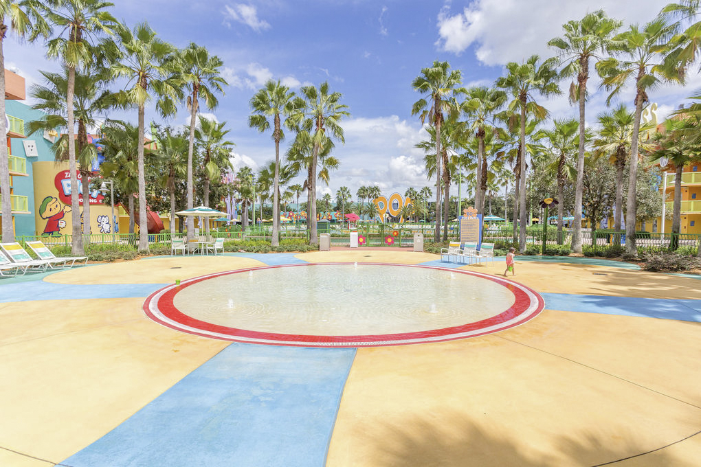 Walt Disney World Hotel Pop Century Piscine 60s Kids pool 01