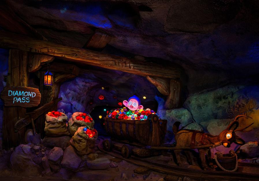 Walt Disney World Attraction Seven Dwarfs Mine Train 03