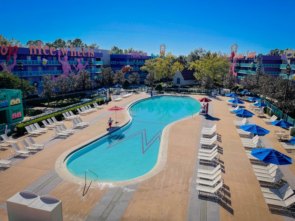 Walt disney World - Hotel Pop Century piscine bowling