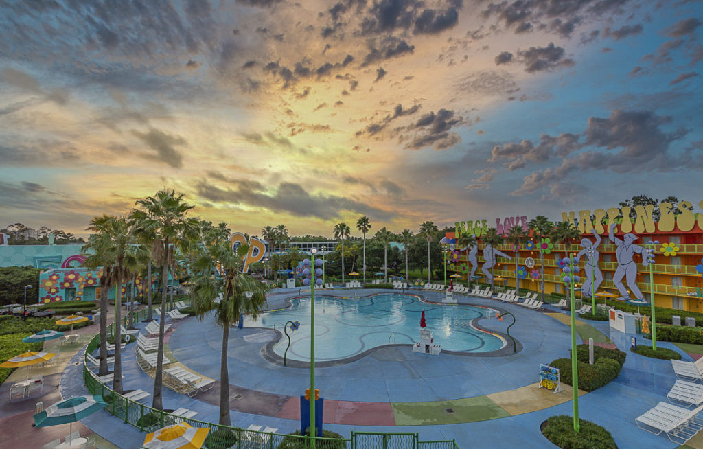 Walt Disney World Hotel Pop Century swimming pool