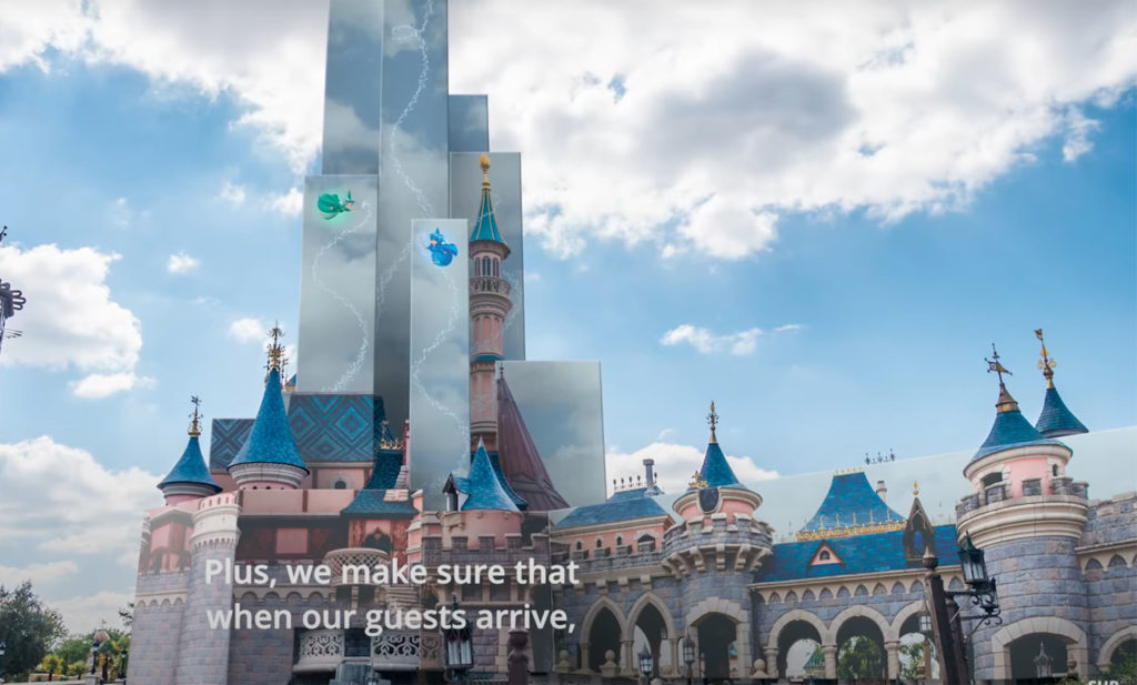 chateau disneyland paris rehabilitation