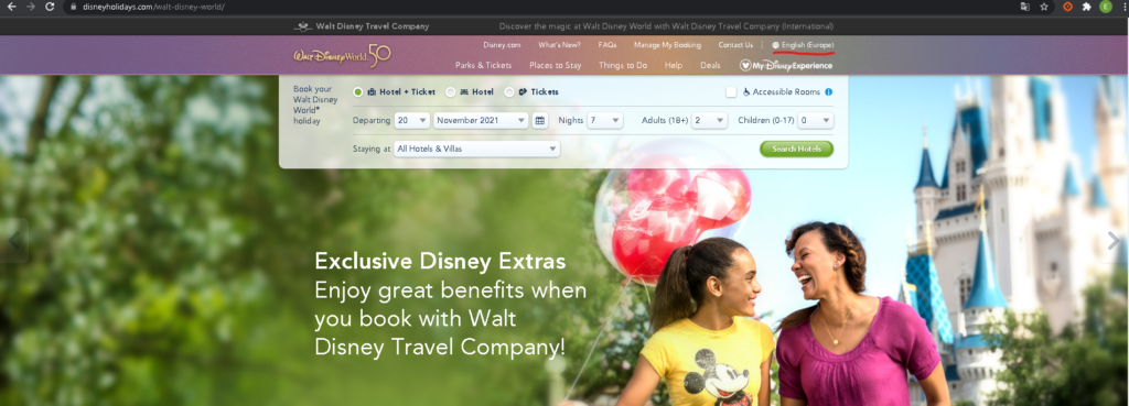 billets pas cher Walt Disney World 02