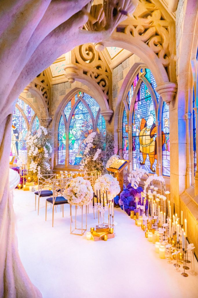 Mariage dans le château Disneyland Paris 05 1