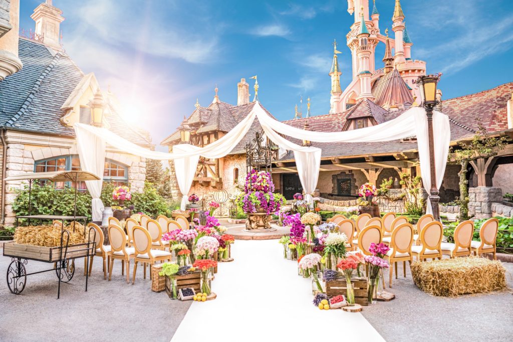 Mariage dans le château Disneyland Paris 06