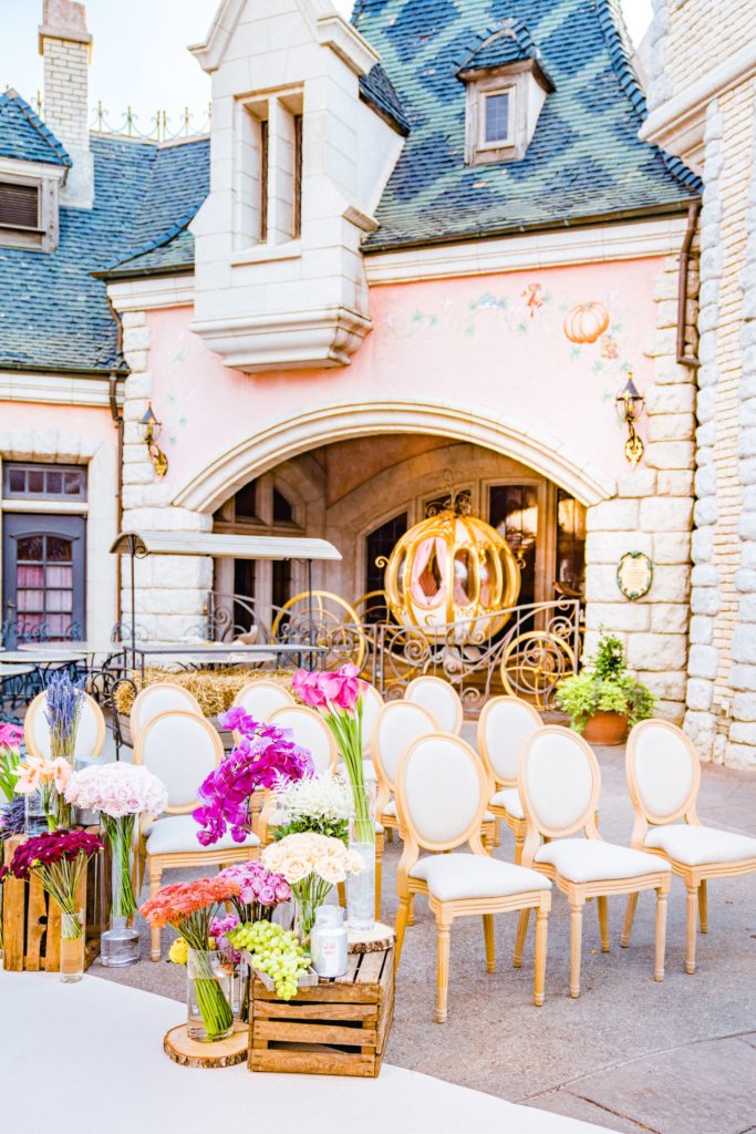 Mariage dans le château Disneyland Paris 07