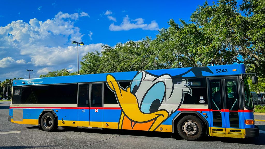 Disney’s All-Star Music Resort bus