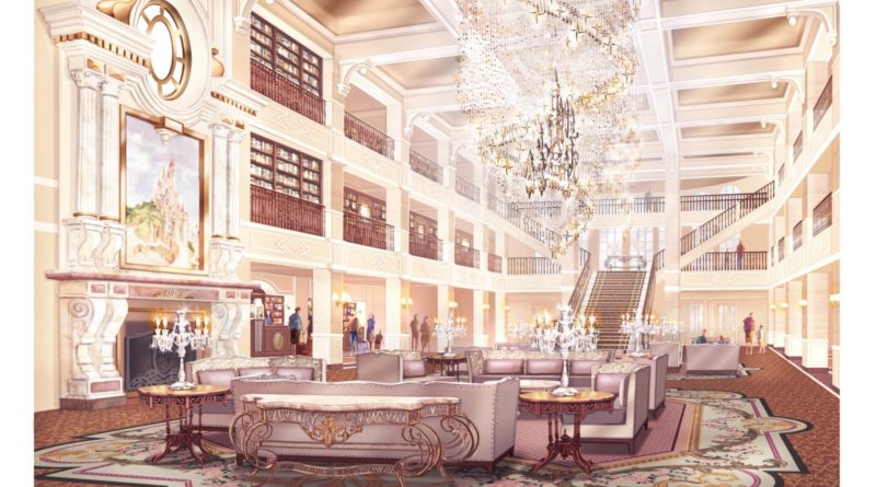 Disneyland hotel rénové Paris réouverture lobby