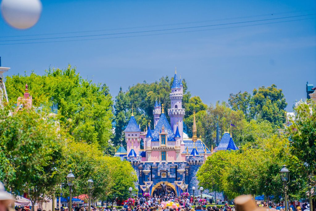 Chateau de la belle au bois dormant Disneyland Californie