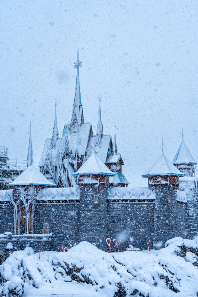 Neige Disneyland Paris 01