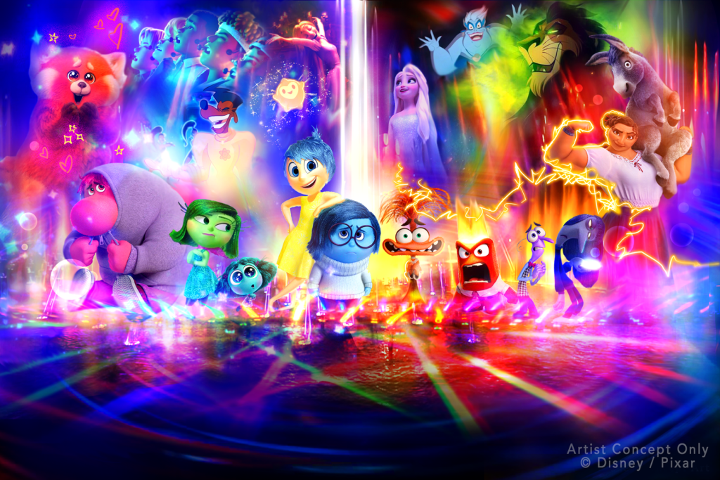 Show Disneyland California adventure World of Color Happiness