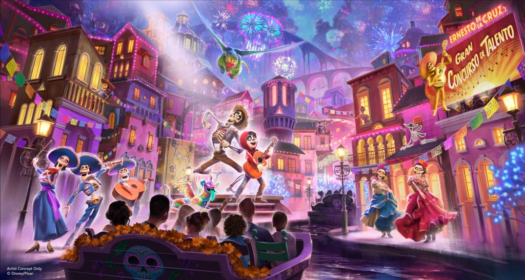 attraction coco disneyland anaheim californie