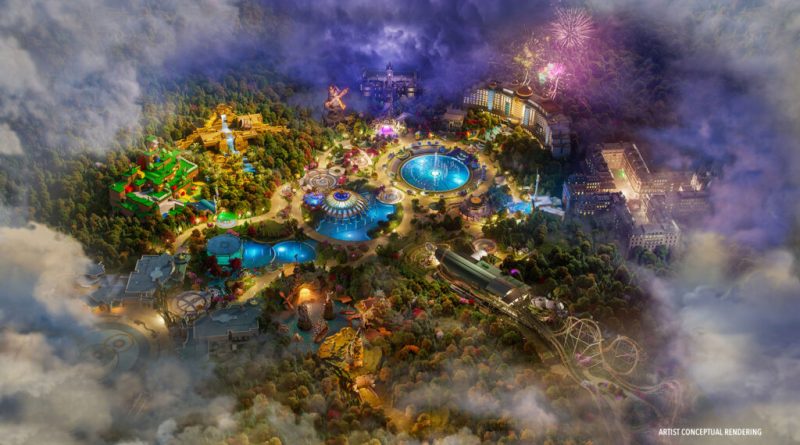 Universal Studios Orlando Epic Universe Concept art vue generale