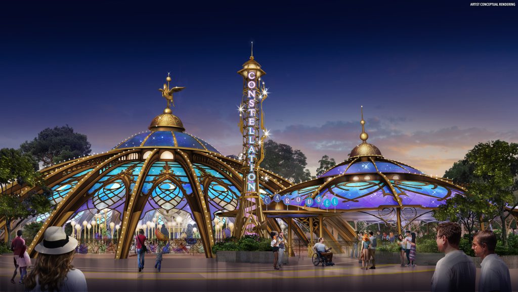 Universal Studios Orlando Resort Epic Universe Constellation Carousel