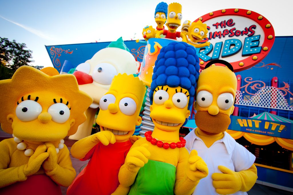 Universal Studios Orlando Simpsons