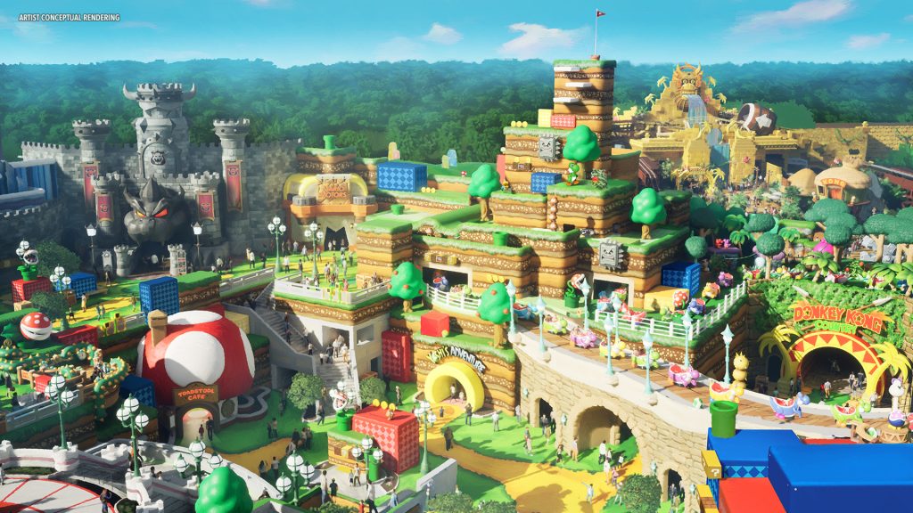 02 SUPER NINTENDO WORLD Birds Eye View