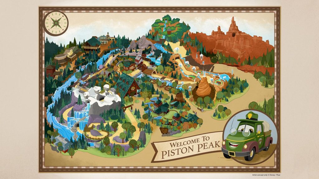 Walt Disney World Margic Kingdom We Piston Peak Cars Land 01