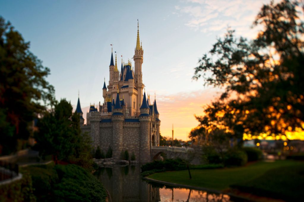 Cinderella Castle at Walt Disney World Sunrise