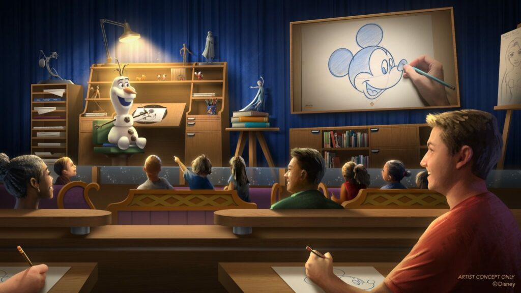 Olaf Draws! - The Magic of Disney Animation Hollywood Studios