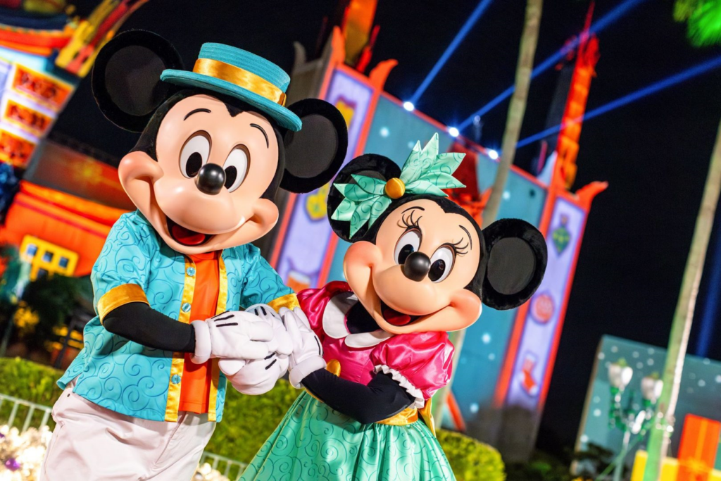 Mickey Mouse and Minnie Mouse at Disney Jollywood Nights 2026