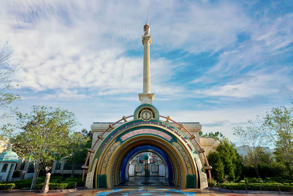 Entrée Ministère de la magie - Epic Universe