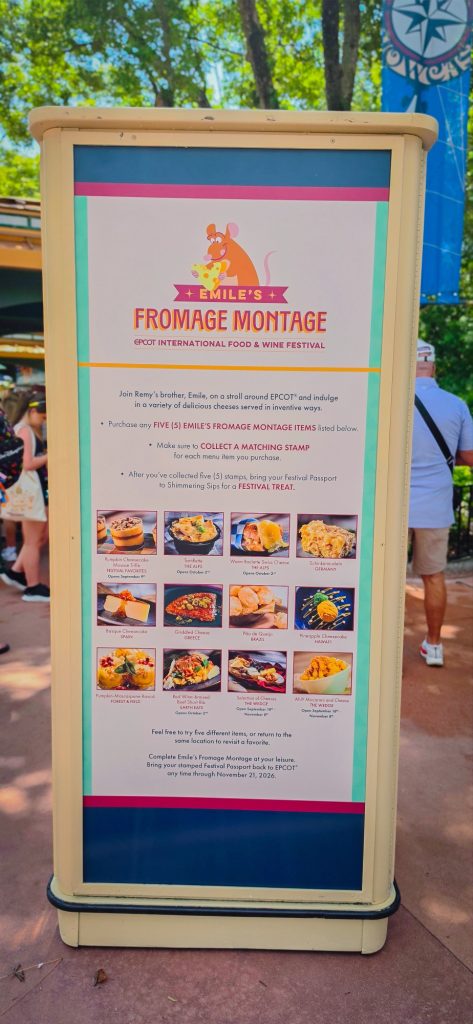 Epcot 2026 Challenge Emile's Fromage Montage
