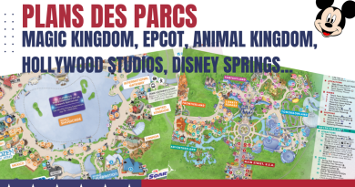 PLANS DES PARCS Walt Disney World
