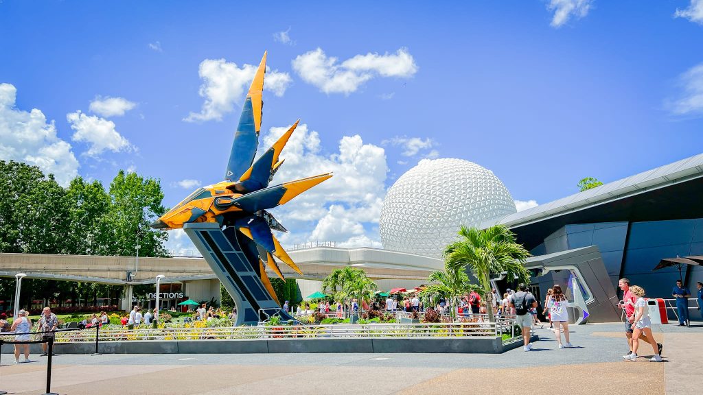 Walt Disney World Epcot Guardians of the galaxy Cosmic Rewind