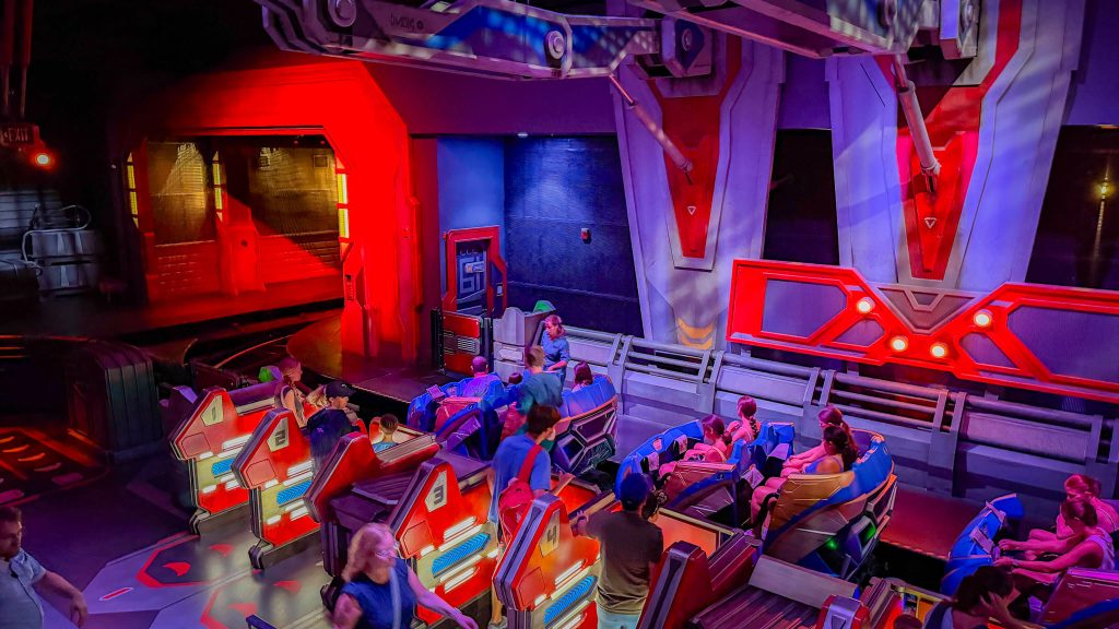 Walt Disney World Epcot Guardians of the galaxy Cosmic Rewind Interieur