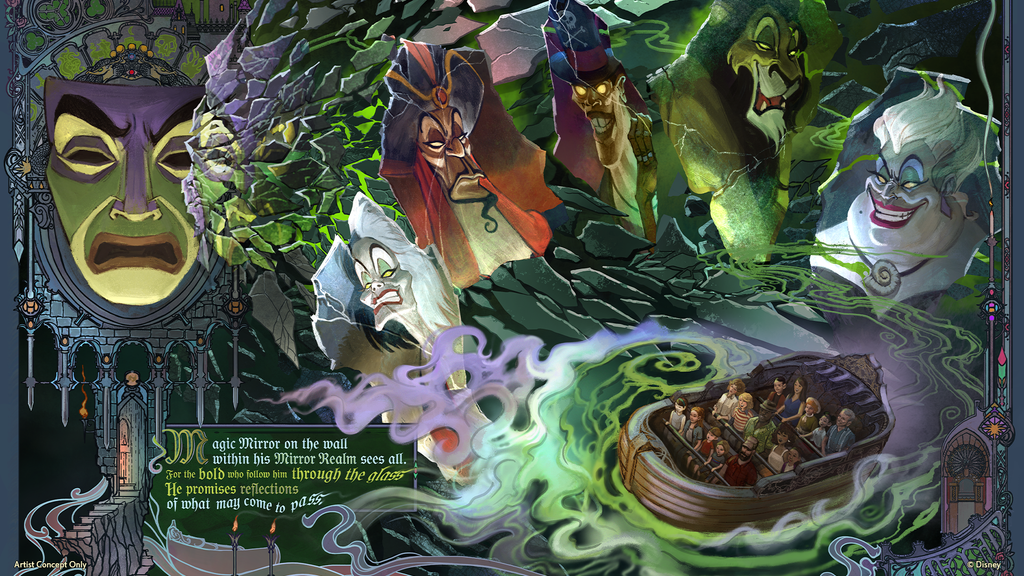 attraction boat Land Vilains Magic Kingdom