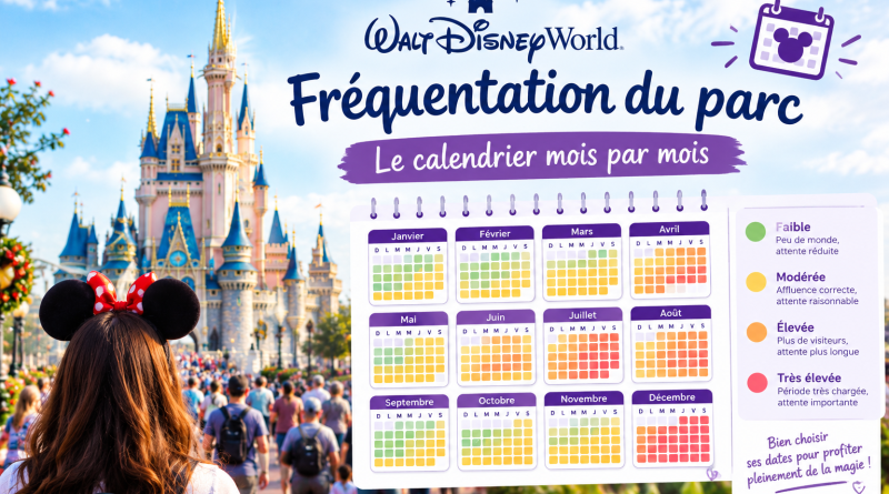 frequentation disney world