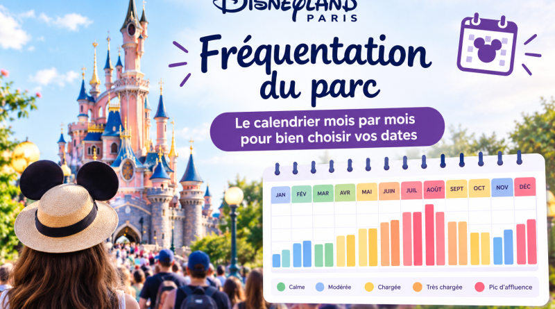 Frequentation Disneyland Paris